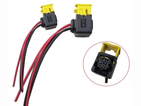 Squre 4 Pins-WHITE Plug Wiring Harness Pigtail Socket for NOX Sensor
